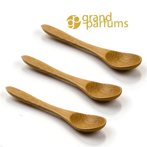 6 Mini Bamboo Wood Spoons 35 Mini Wooden Spoons For
