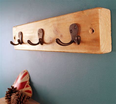 Reclaimed Wooden Wall Hook By Möa Design