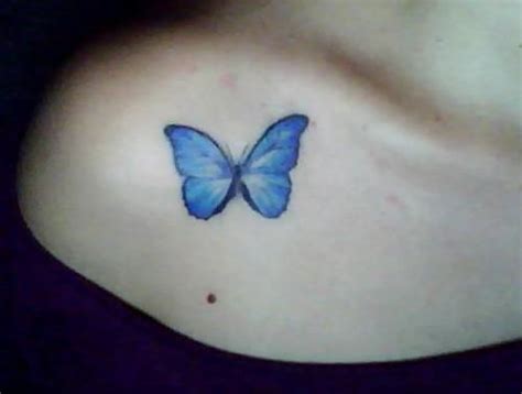 Blue Morpho Butterfly Tattoo