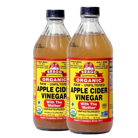 Bragg Organic Apple Cider Vinegar With The Mother Usda Certified Organic Raw Unfiltered All