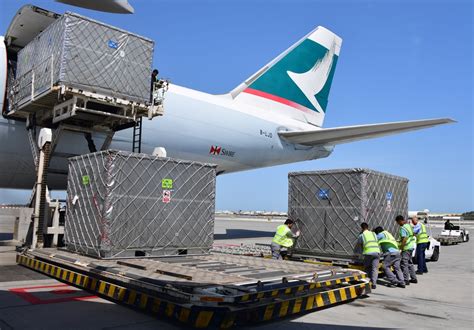 A Cathay Pacific B747 Freighter At Bahrain