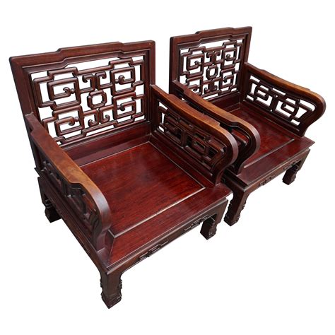 Chinese Dragon Chair In Elaborately Carved Rosewood At 1stdibs