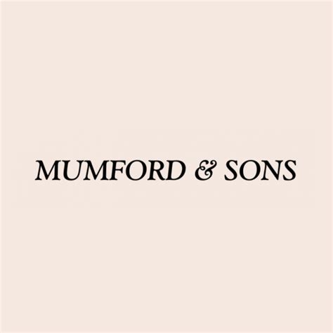 Mumford And Sons Logo Font