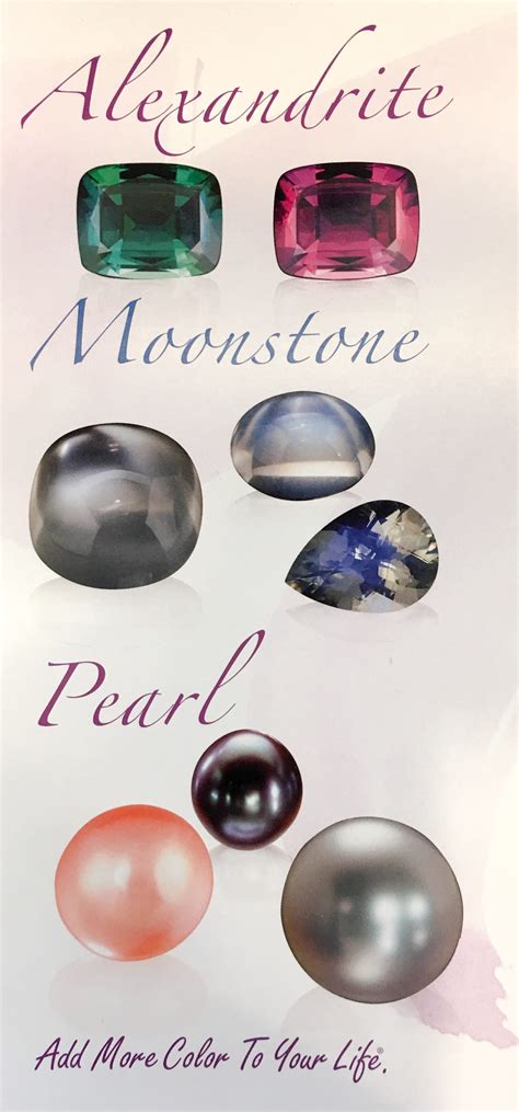 Pearl Moonstone And Alexandrite Our June Birthstones