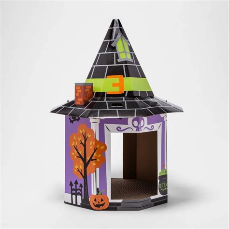 Hyde And Eek Witch House Cat Scratcher Shop Targets New Halloween Cat