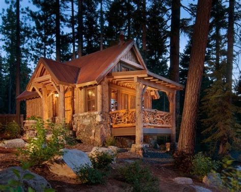 15 Snug Rustic Home Exterior Designs For The Cold Winter Days