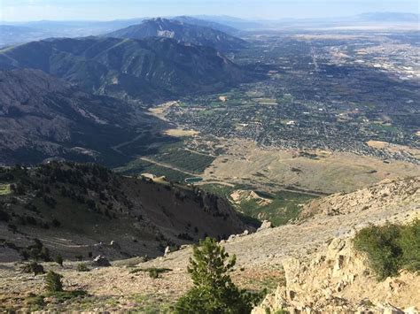 N Ogden Ut This Photo Shows North Ogden From Ben Lomond Peak In 2017