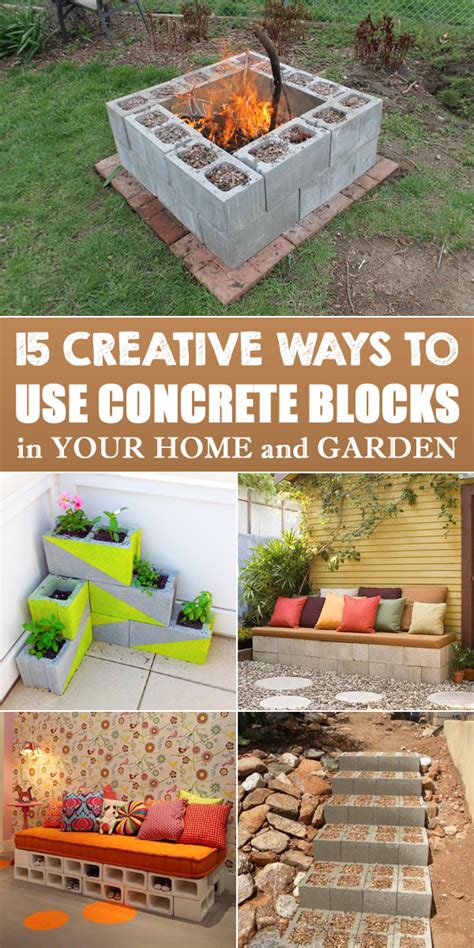 Cinder block furniture is trending in a big way. 15 Creative Ways to Use Concrete Blocks in Your Home and ...