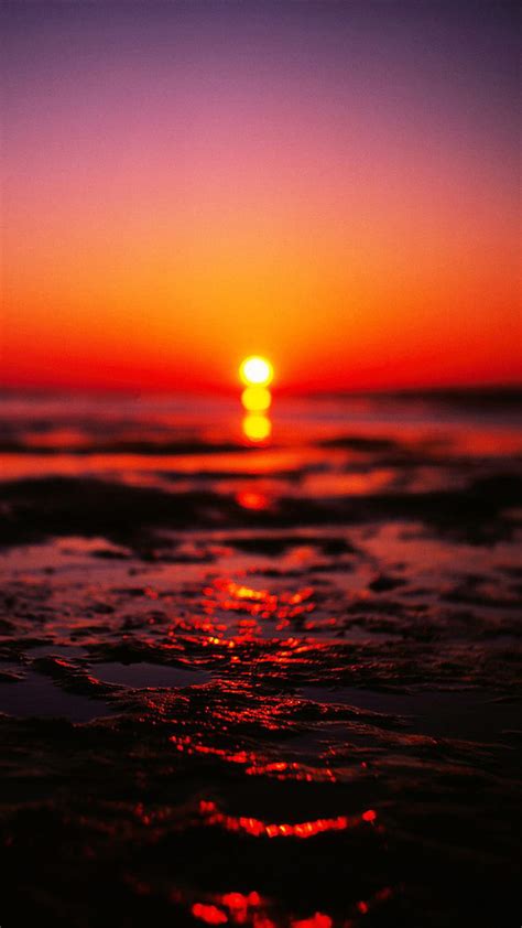 Beautiful Sunset Nature Nice Sea Sky Sunrise View Hd Phone