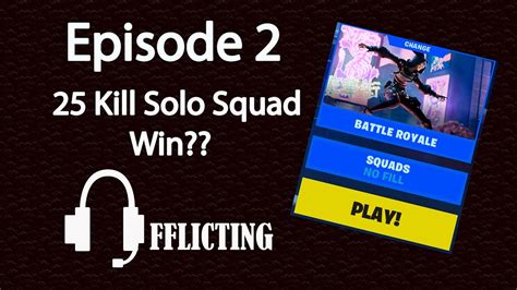 20 Kill Solo Squad Win Youtube