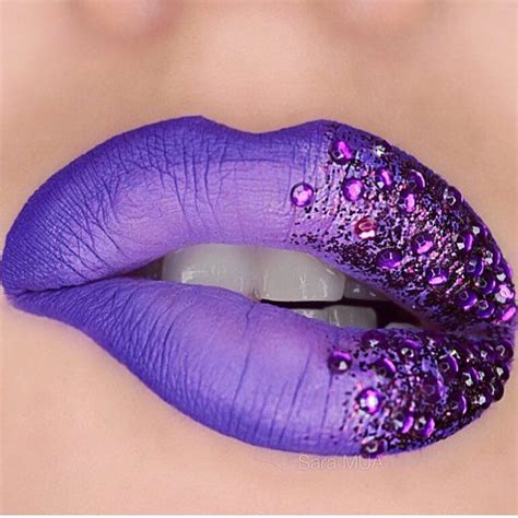 Lip Art Makeup Lipstick Art Purple Lipstick Lipstick Shades