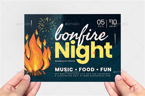 Bonfire Night Flyer Template Print Templates Graphicriver