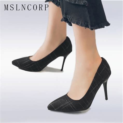 Size 34 48 New Women Shallow Office Shoes New Arrival Sexy Concise