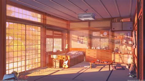ArtStation - Room sunset ver., Arseniy Chebynkin