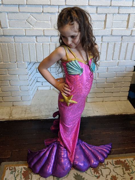 Little Girls Mermaid Costume Dress By Thesaltgypsy On Etsy Little