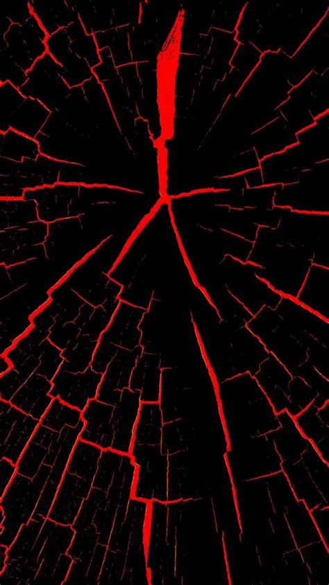 Start your search now and free your phone. Cracks, red, black wallpaper, background iphone - Cool ...
