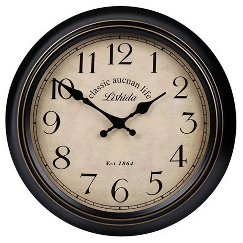 20 Silent Wall Clock 50cm Home Office American Classic Vintage Retro