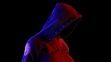 Neon Hoodie Guy Hd Artist 4k Wallpapers Images Backgrounds Photos