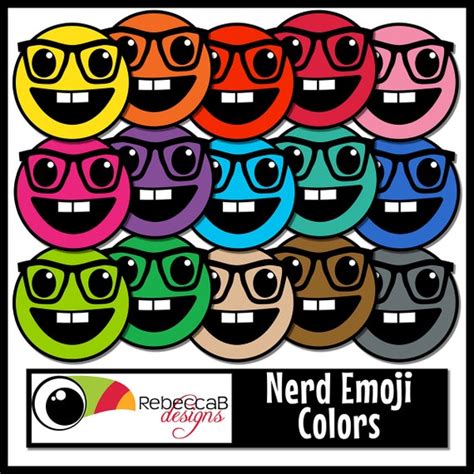 emoji clip art nerd emoji faces emoji nerd face clip art