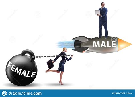 Gender Inequality Concept In Career Stock Image Image Of Feminism