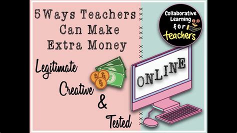 5 Ways Teachers Can Make Extra Money Youtube