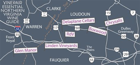 Map Of Northern Virginia Wineries Virginia Map