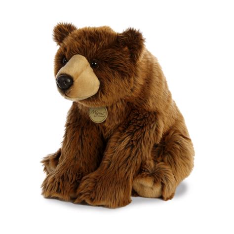 Stuffed Grizzly Bear Toy