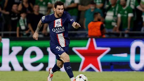 champions league round up psg forward lionel messi creates history by scoring for 18th