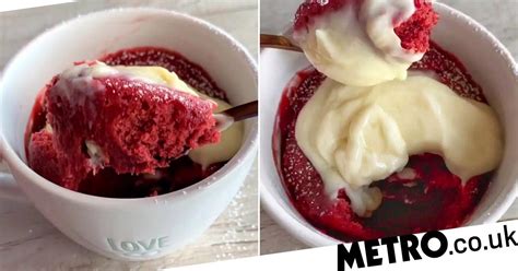 Self Taught Baker Shares How To Make Red Velvet Cake In A Mug Metro News