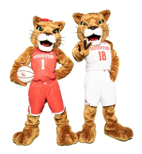 July 2019 University Of Houston Sasha And Shasta Mascots