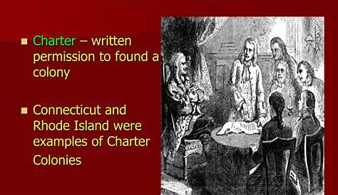 what were the charter colonies