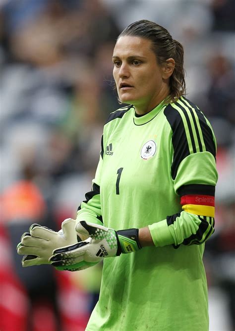 41, born 10 november 1978. German goalkeeper Nadine Angerer faces her retirement ...