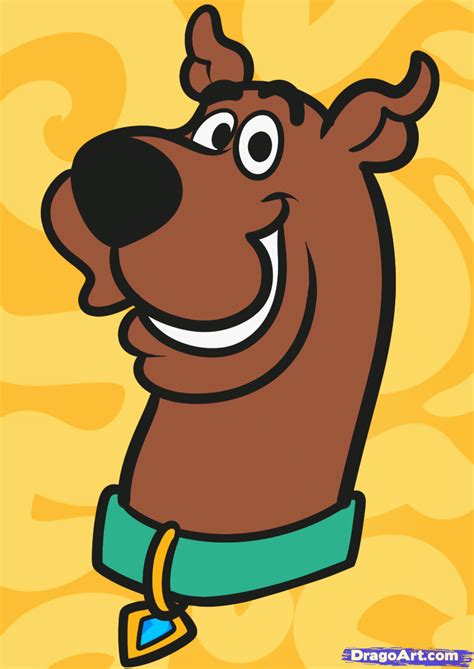 Easy To Draw Scooby Doo Head Step By Step Cartoon Network Characters
