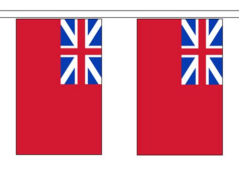 England Royal Navy Red Ensign 1707 To 1800 Flag 9m Bunting