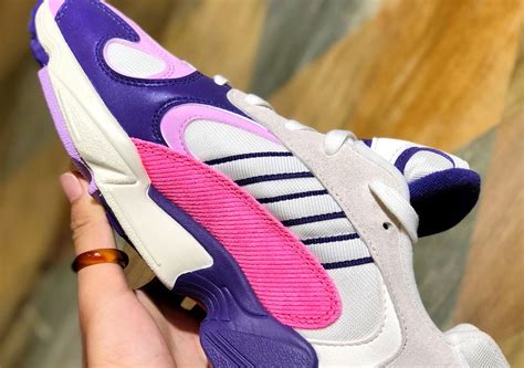 The first of seven pairs that will be a part of this year's dragon ball z x adidas collection has been revealed. adidas Dragon Ball Z Yung 1 Frieza Photos | SneakerNews.com