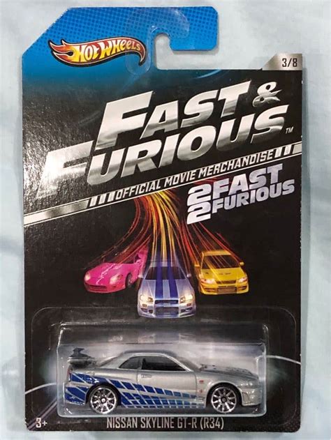 Hot Wheels Fast And Furious Nissan Skyline Gt R