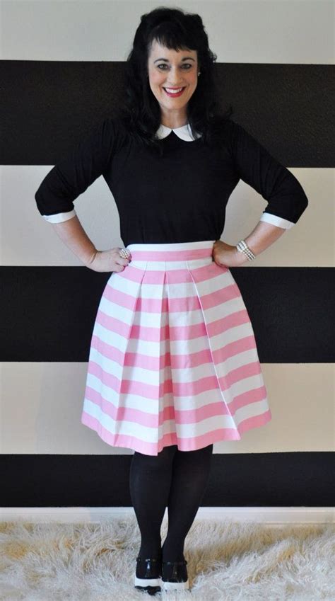 Striped Bridesmaid Skirt Gathered And Pleated By Sandeeroyalty