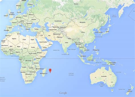 Reunion Island Map World
