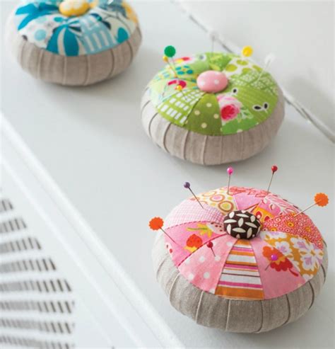 Scrappy Pincushion Sewing Patterns Free Cute Sewing Projects Pin