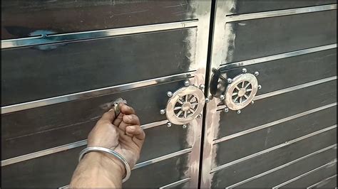 Stainless Steel Front Gate Gate Secret Lock Full Gate Video YouTube