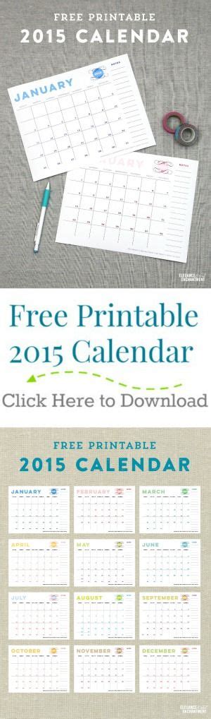 Free Printable 2015 Calendar Free Printables Printables Today Calendar