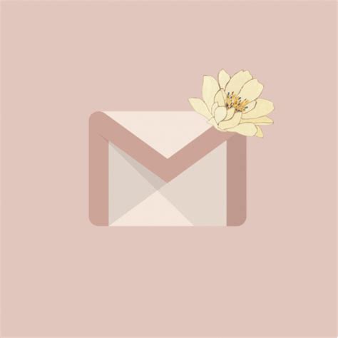 Gmail Nude Logo Le Havre Aesthetic Themes Pink Aesthetic Flower App