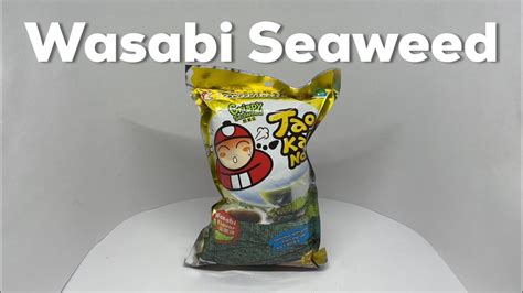 Tao Kae Noi Wasabi Crispy Seaweed Youtube