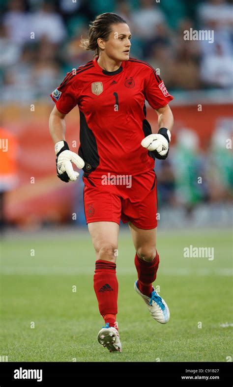 Germany Goalkeeper Nadine Angerer In Action During A 2011 Fifa Womens World Cup Quarterfinal