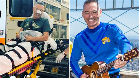 The Wiggles Blue Wiggle Anthony Field Hospitalised During Usa Tour