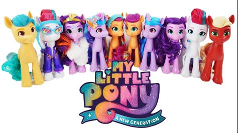 My Little Pony A New Generation 6 Inch Pony Toys Compilation Youtube