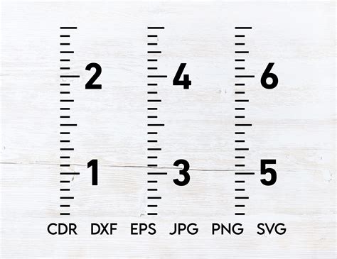 Growth Chart Svg Cut Files Growth Ruler Wall Ruler Etsy The Best Porn