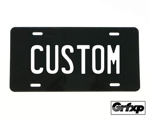 Create Your Own Custom License Plate Grafixpressions