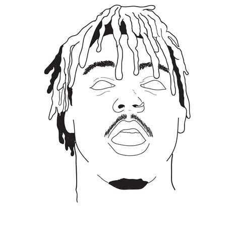 Coloring Pages Black And White Juice Wrld Drawing Jambestlune