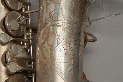 Sold Price CONN M ALTO SAXOPHONE THE NAKED LADY Silver Plated With Brass Inner Bell